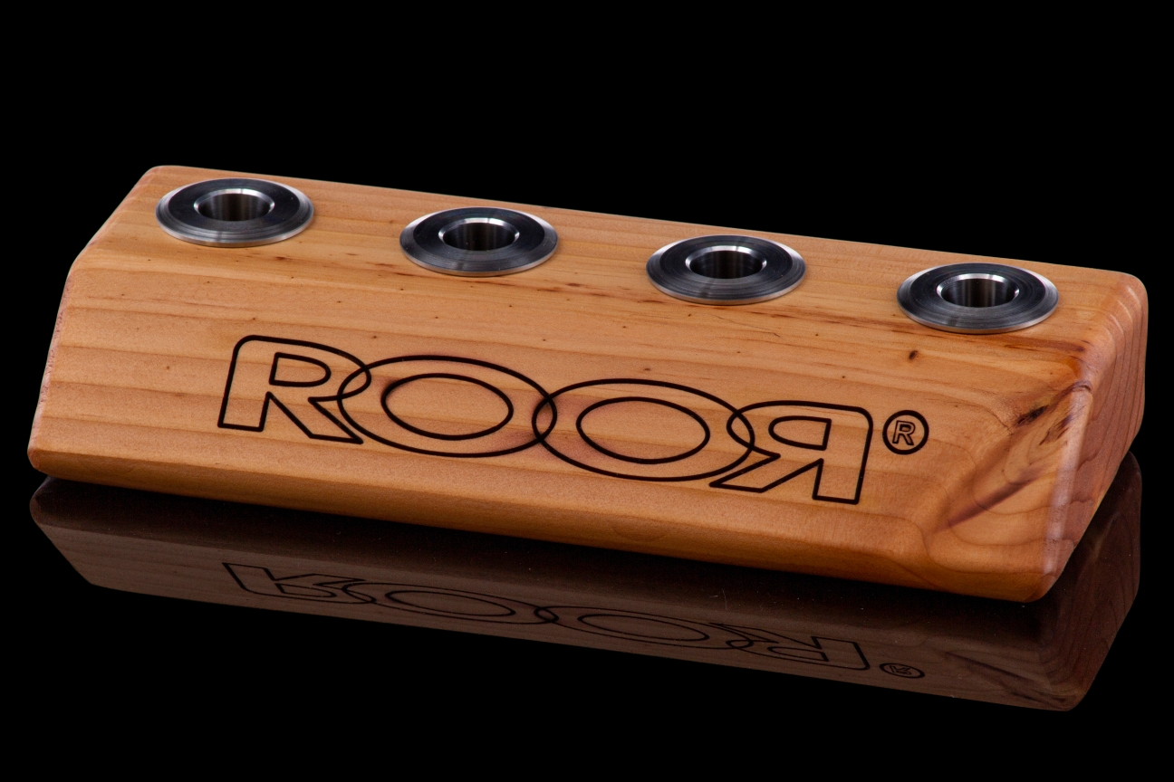ROOR Small 4-Hole Bowl Holder  14.5mm Light Wood
