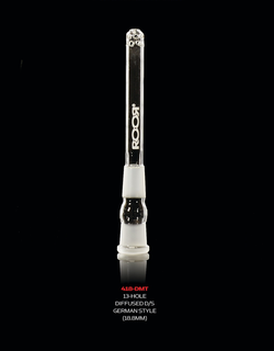 ROOR® <br> 13-Hole Diffused Downstem<br> Straight 3¼"<br> 18.8mm → 18.8mm