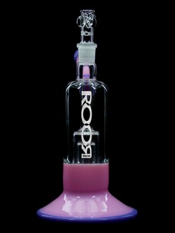 ROOR® Tech <br>Fixed Barrel Bubbler<br> Purple & Pink